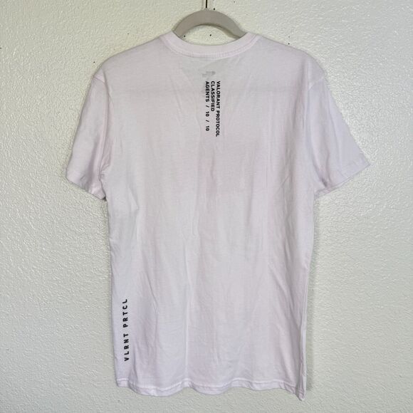 Riot Games Shirt Mens Small Valorant Protocol Agents Tee Tshirt VLNRT 2024 White - Picture 3 of 9